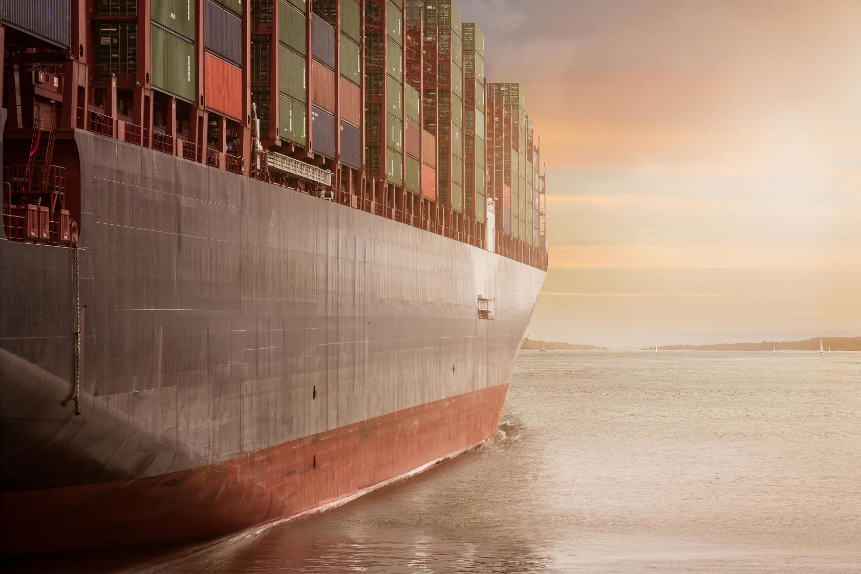 Marine industry image: Large ship at sea